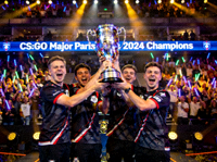 CS:GO Major巴黎站冠军战队捧起奖杯的瞬间
